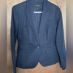 Sleek True Blue Tailored Blazer
